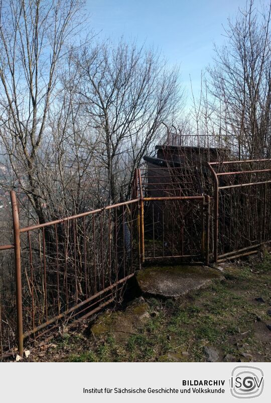 Die Anlagen auf dem Gipfel der Landeskrone bei Görlitz.