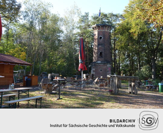 Das Gelände am ehemaligen Lugturm bei Heidenau.