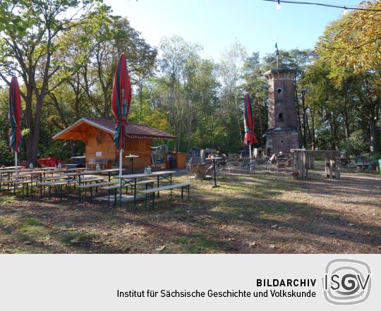 Das Gelände am ehemaligen Lugturm bei Heidenau.