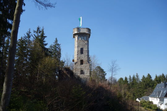 Mays Turm in Thermalbad Wiesenbad.