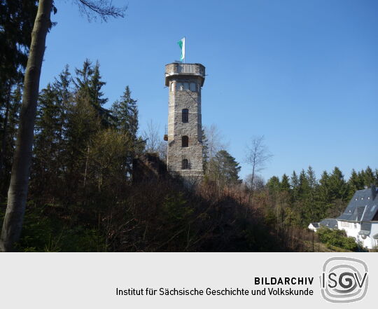 Mays Turm in Thermalbad Wiesenbad.