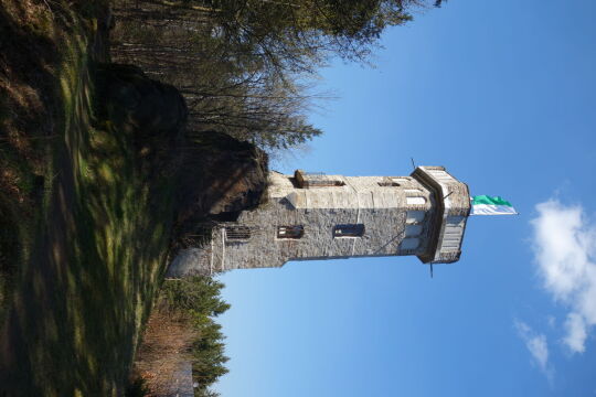 Mays Turm in Thermalbad Wiesenbad.