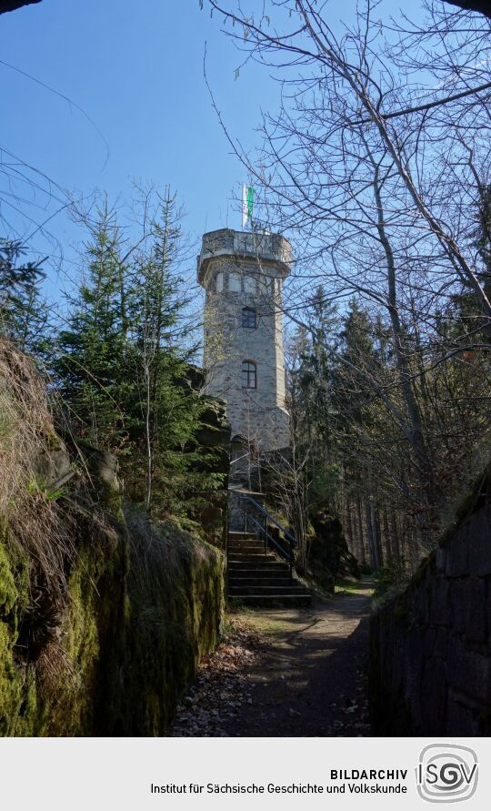 Mays Turm in Thermalbad Wiesenbad.