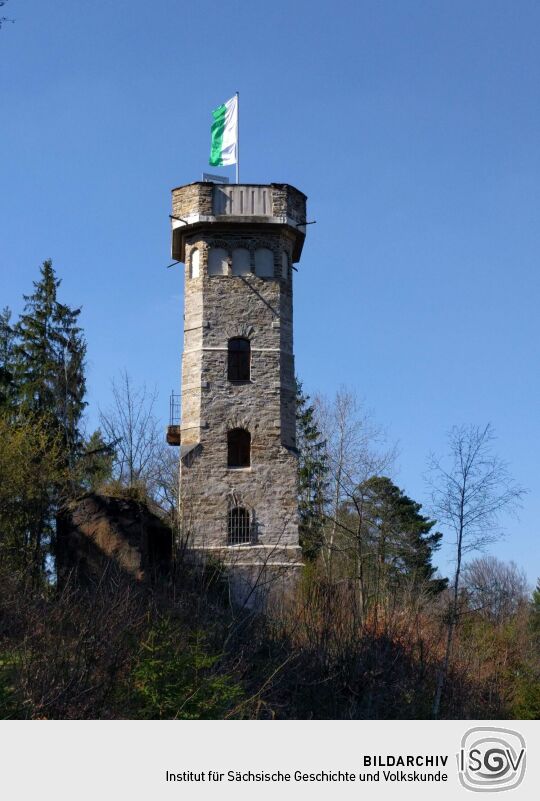 Mays Turm in Thermalbad Wiesenbad.