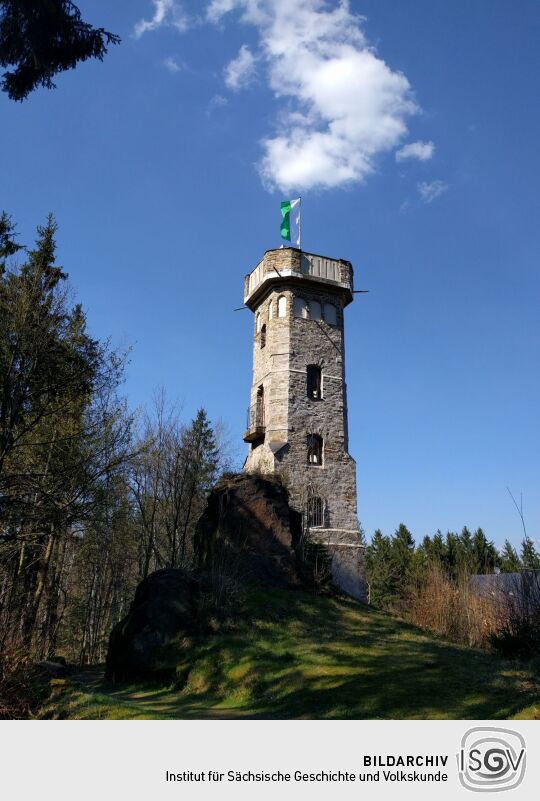 Mays Turm in Thermalbad Wiesenbad.