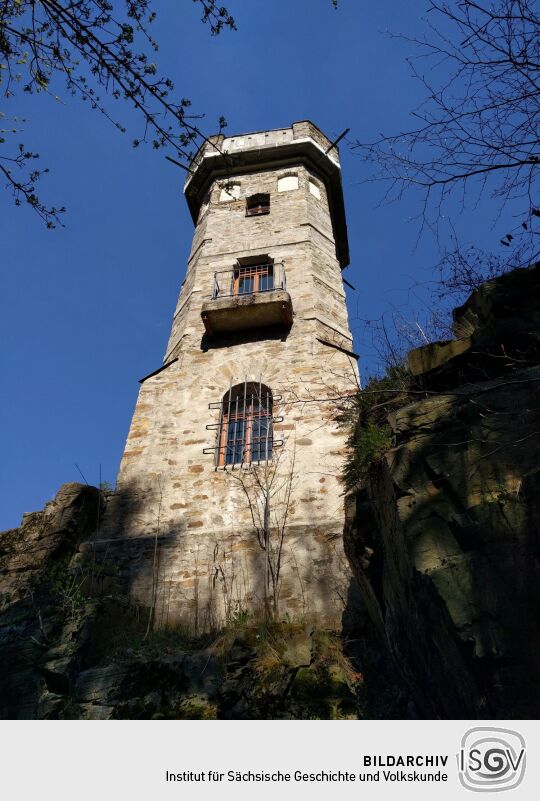 Mays Turm in Thermalbad Wiesenbad.