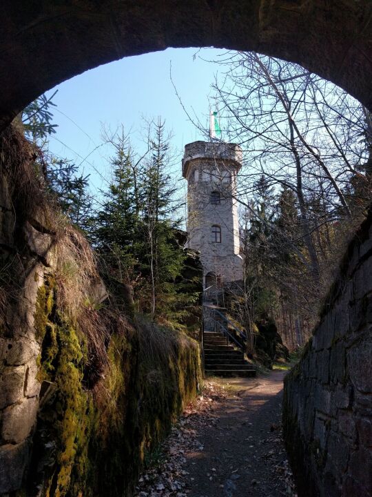 Mays Turm in Thermalbad Wiesenbad.