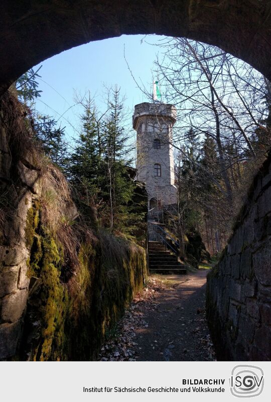 Mays Turm in Thermalbad Wiesenbad.