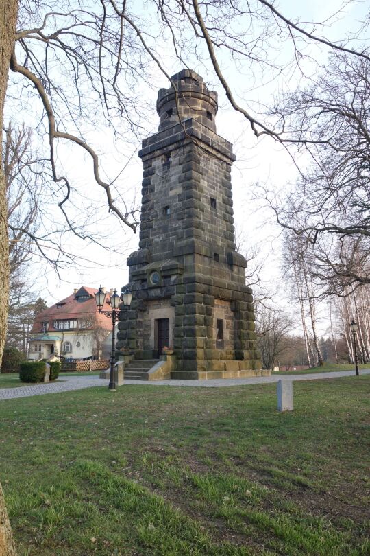 Der Bismarckturm auf dem Hutungsberg von Neugersdorf.