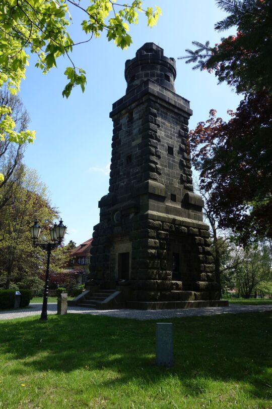 Der Bismarckturm auf dem Hutungsberg von Neugersdorf.