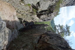 Felsen am Aufstieg zu den Nonnenfelsen.