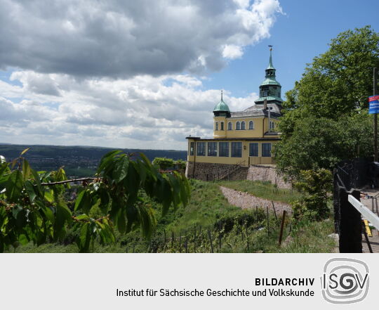 Das Spitzhaus auf der Lößnitzhöhe in Radebeul