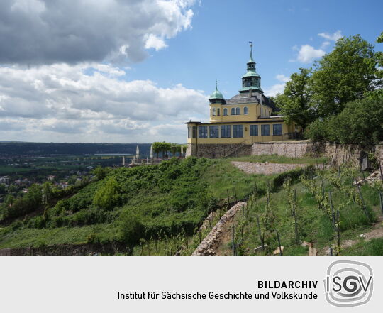 Das Spitzhaus auf der Lößnitzhöhe in Radebeul