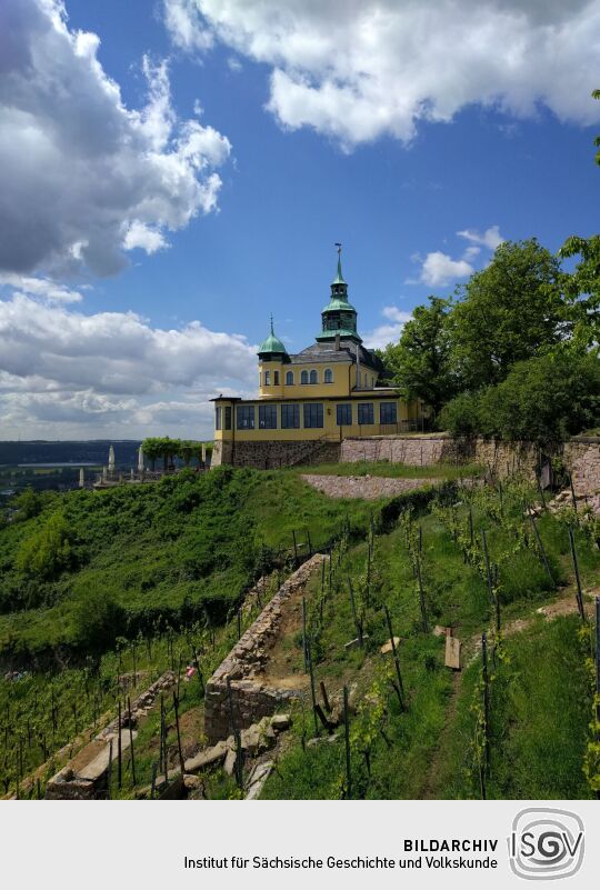 Das Spitzhaus auf der Lößnitzhöhe in Radebeul