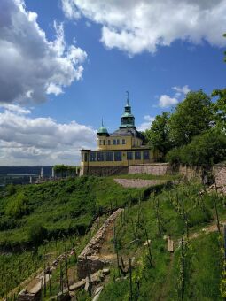 Das Spitzhaus auf der Lößnitzhöhe in Radebeul