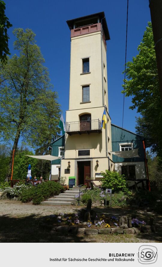 Der Prinz-Friedrich-August-Turm in Sohland a. d. Spree.