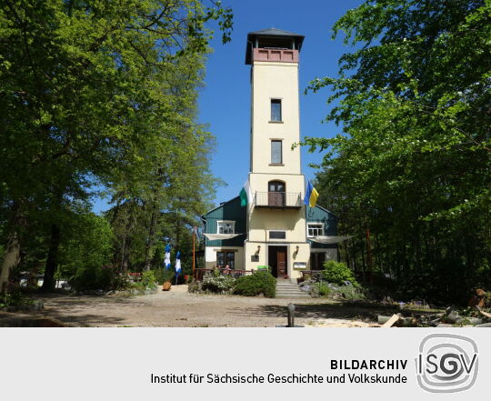 Der Prinz-Friedrich-August-Turm in Sohland a. d. Spree.