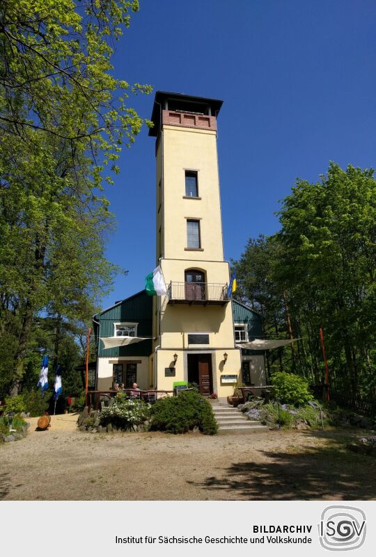 Der Prinz-Friedrich-August-Turm in Sohland a. d. Spree.