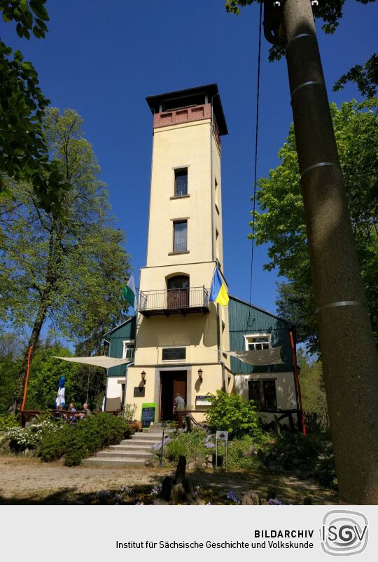 Der Prinz-Friedrich-August-Turm in Sohland a. d. Spree.