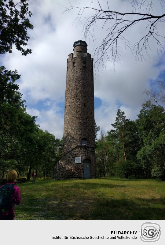 Der Aussichtsturm auf dem Schildberg bei Schildau.