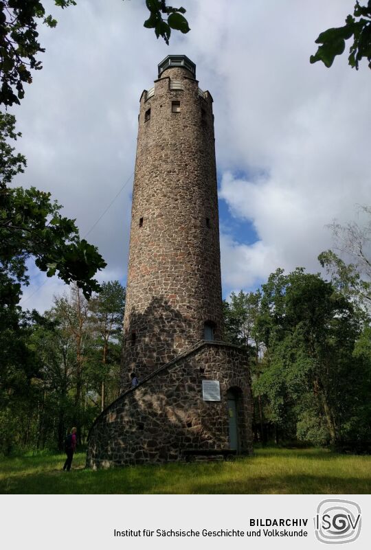 Der Aussichtsturm auf dem Schildberg bei Schildau.