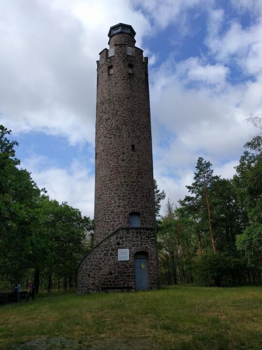 Der Aussichtsturm auf dem Schildberg bei Schildau.