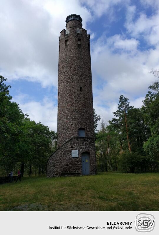 Der Aussichtsturm auf dem Schildberg bei Schildau.