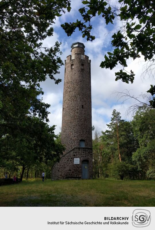 Der Aussichtsturm auf dem Schildberg bei Schildau.