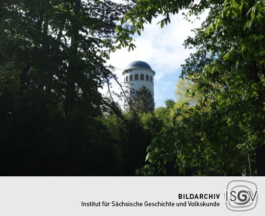 Der Wasser- und Aussichtsturm auf dem Taurastein in Burgstädt.