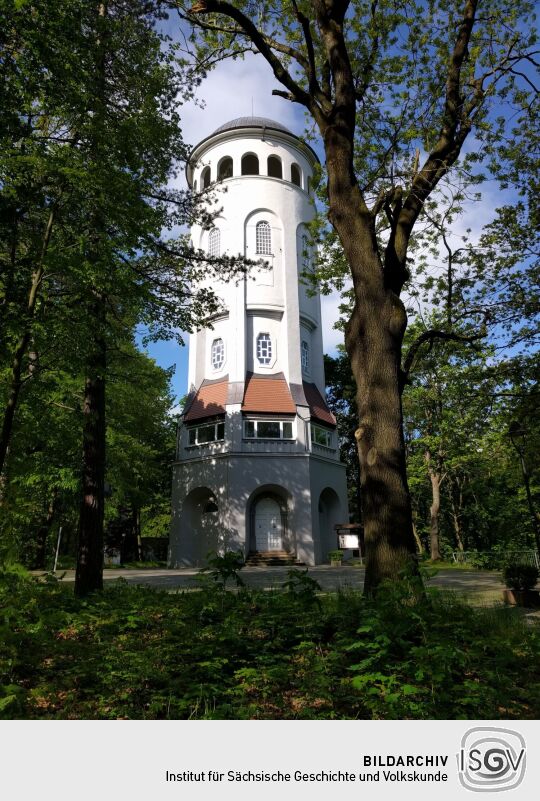 Der Wasser- und Aussichtsturm auf dem Taurastein in Burgstädt.