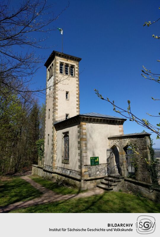 Ottos Eck im Gutspark Naundorf bei Dippoldiswalde.