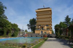 Der Wasserturm an der ehemaligen Galgenleithe in Reichenbach im Vogtland.