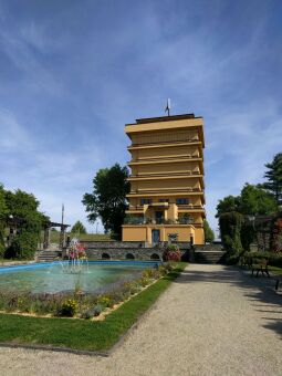 Der Wasserturm an der ehemaligen Galgenleithe in Reichenbach im Vogtland.