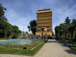 Der Wasserturm an der ehemaligen Galgenleithe in Reichenbach im Vogtland.