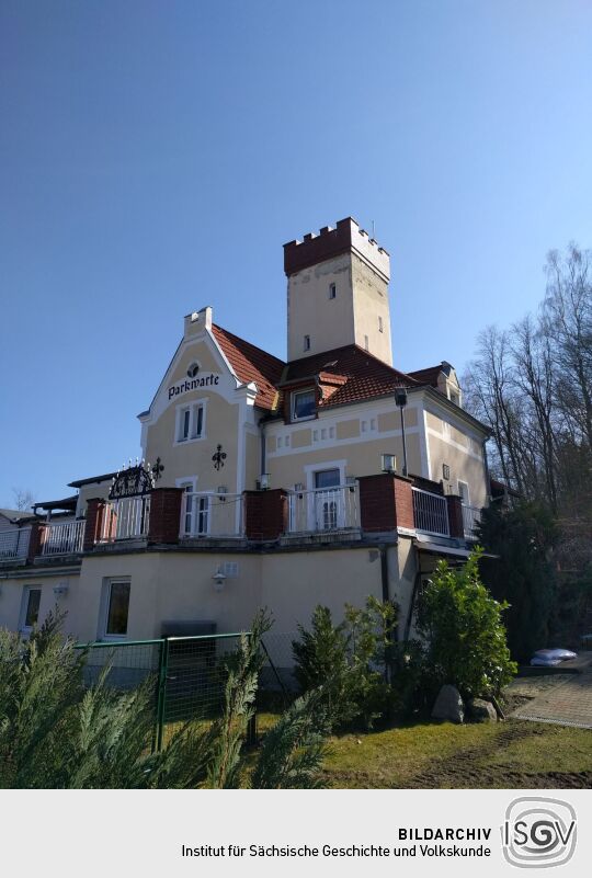 Die Parkwarte am Heidelsberg in Aue.