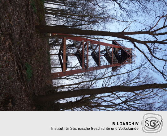 Aussichtsturm auf dem Schlechteberg bei Ebersbach.