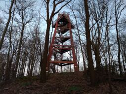 Aussichtsturm auf dem Schlechteberg bei Ebersbach.