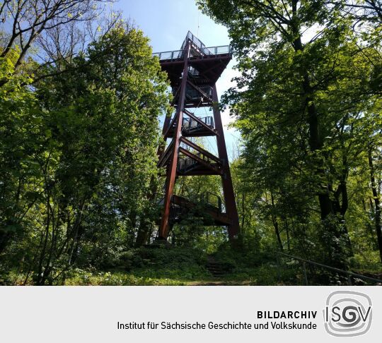 Aussichtsturm auf dem Schlechteberg bei Ebersbach.