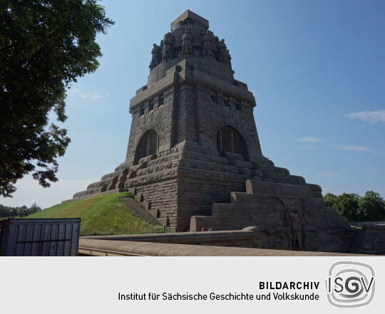 Das Völkerschlachtdenkmal in Leipzig.