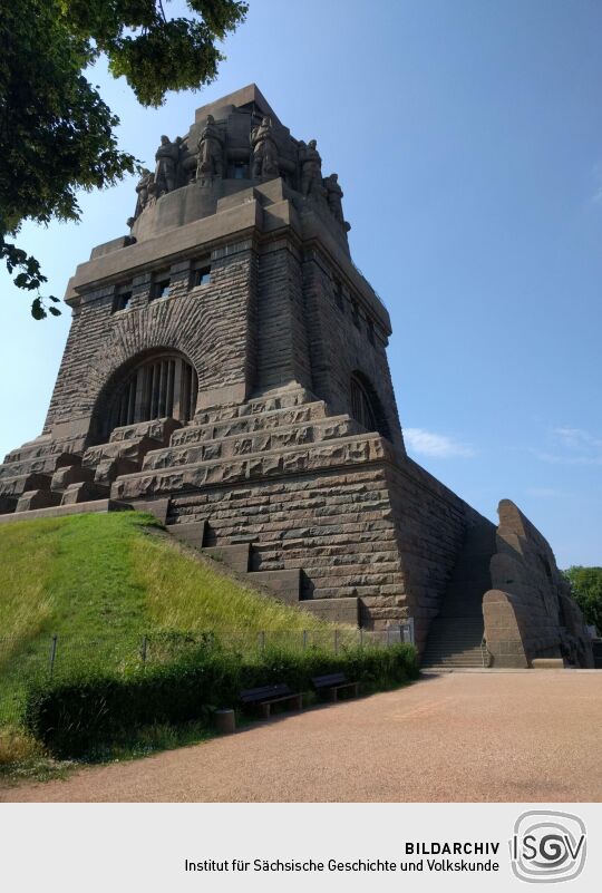 Das Völkerschlachtdenkmal in Leipzig.