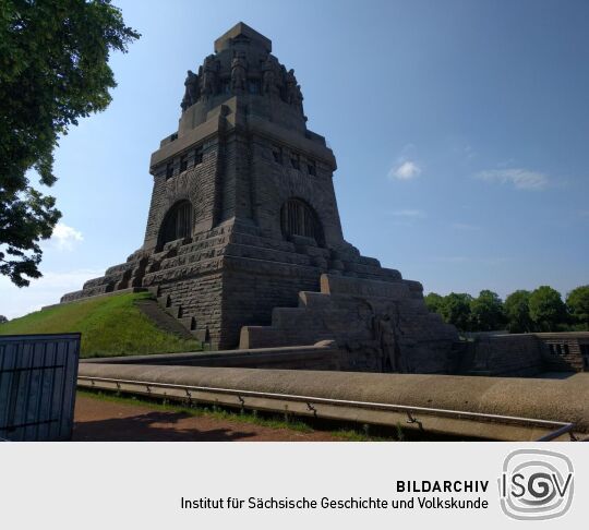 Das Völkerschlachtdenkmal in Leipzig.