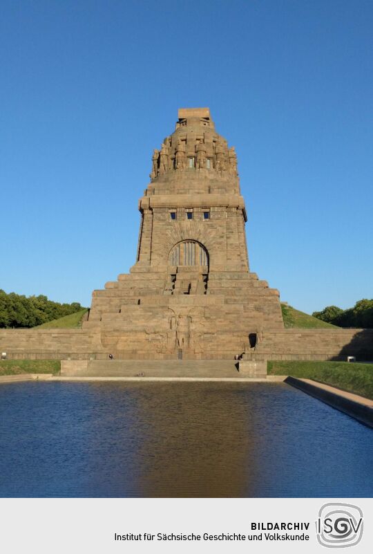 Das Völkerschlachtdenkmal in Leipzig.