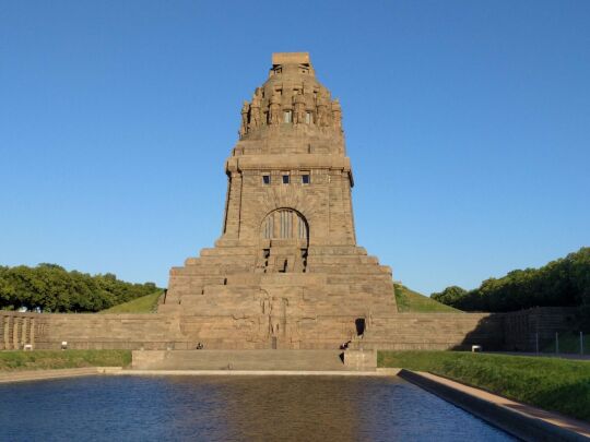 Das Völkerschlachtdenkmal in Leipzig.