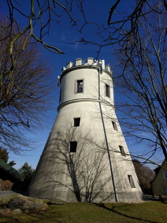 Der Aussichtsturm Windmühle in Boxdorf.