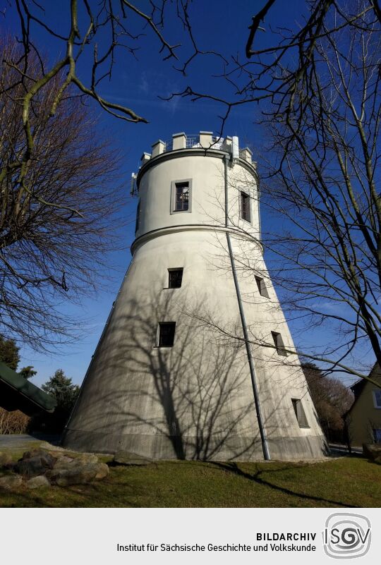 Der Aussichtsturm Windmühle in Boxdorf.