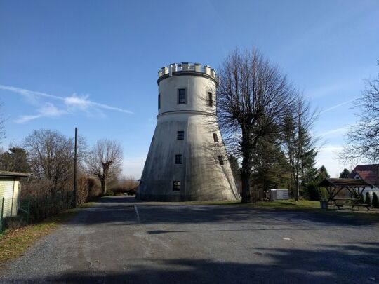 Der Aussichtsturm Windmühle in Boxdorf.