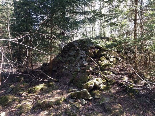 Die Annahöhe am Kammweg bei Zöblitz.