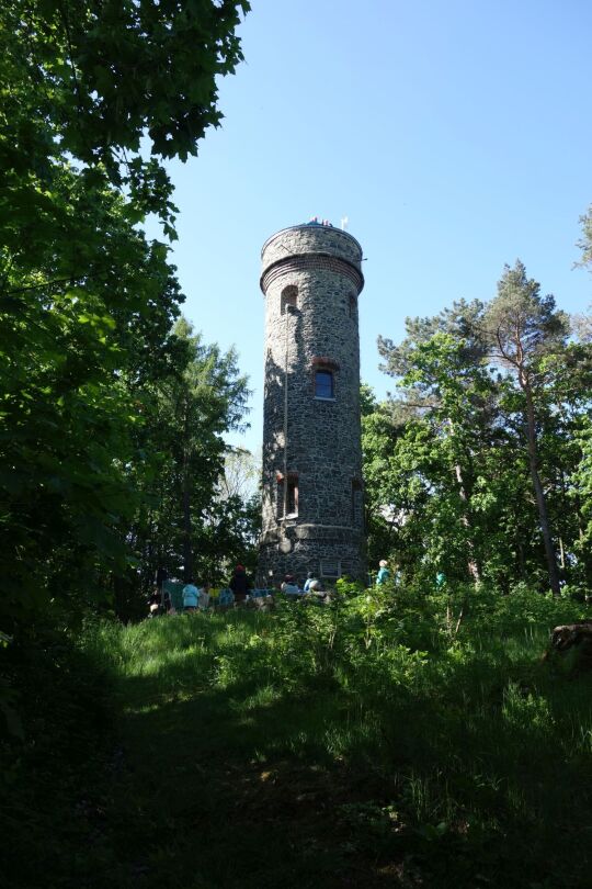 Der Siegesturm auf dem Wachberg in Waldheim.