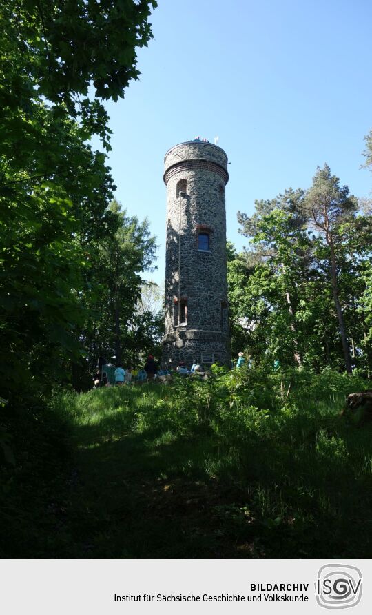 Der Siegesturm auf dem Wachberg in Waldheim.