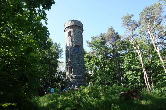 Der Siegesturm auf dem Wachberg in Waldheim.